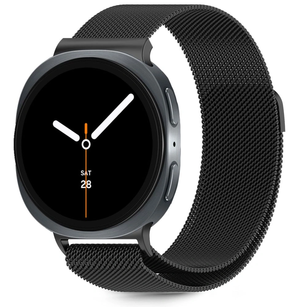 Kryt Tech-Protect Milaneseband Samsung Galaxy Watch 8 / Classic 40/44/46mm Black