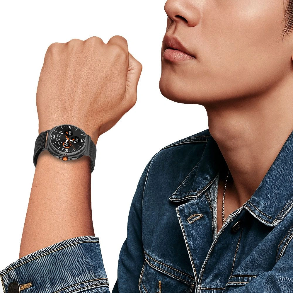 Kryt Tech-Protect Milaneseband Samsung Galaxy Watch 8 / Classic 40/44/46mm Black