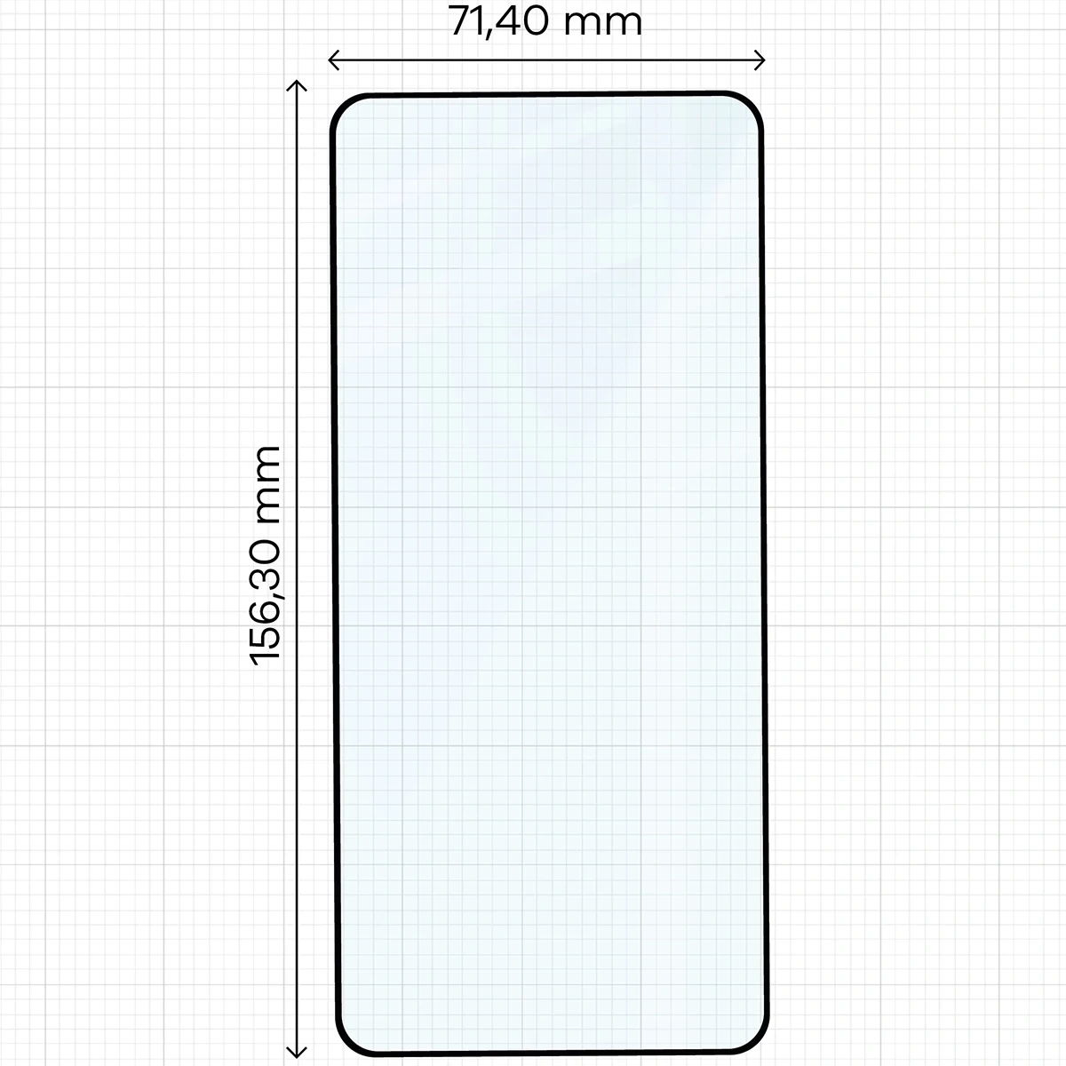 Ochranné sklo Bizon Glass Edge 2 Nothing Phone (3) black frame