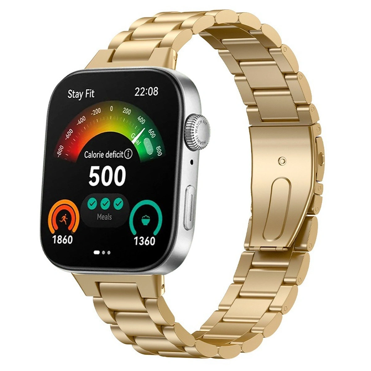 Kryt Bizon Strap Watch Aura Huawei Watch Fit 4 Pro / Fit 4 / Fit 3 gold