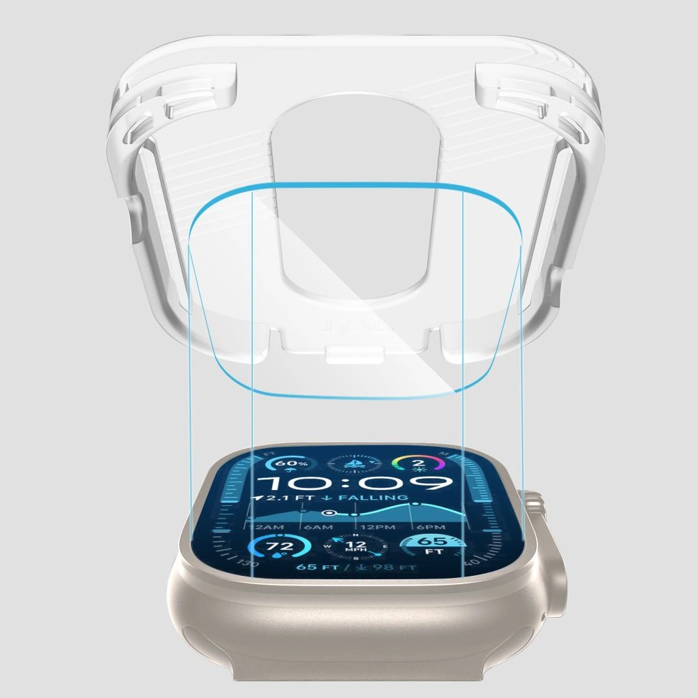 Kryt Tempered glass Tech-Protect Easy Set+ for Apple Watch Ultra 1 / 2 / 3 49mm Clear [2 PACK]