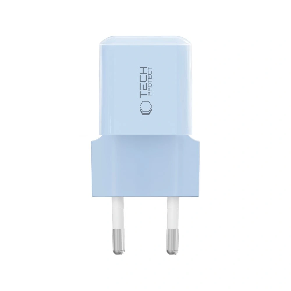 Síťová nabíječka Tech-Protect NCM25 USB-C Network Charger PD 25W Baby Blue
