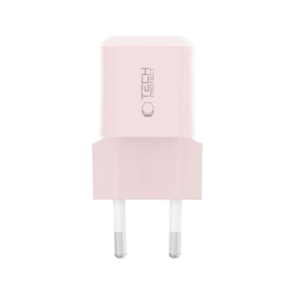 Síťová nabíječka Tech-Protect NCM25 USB-C Network Charger PD 25W Baby Pink