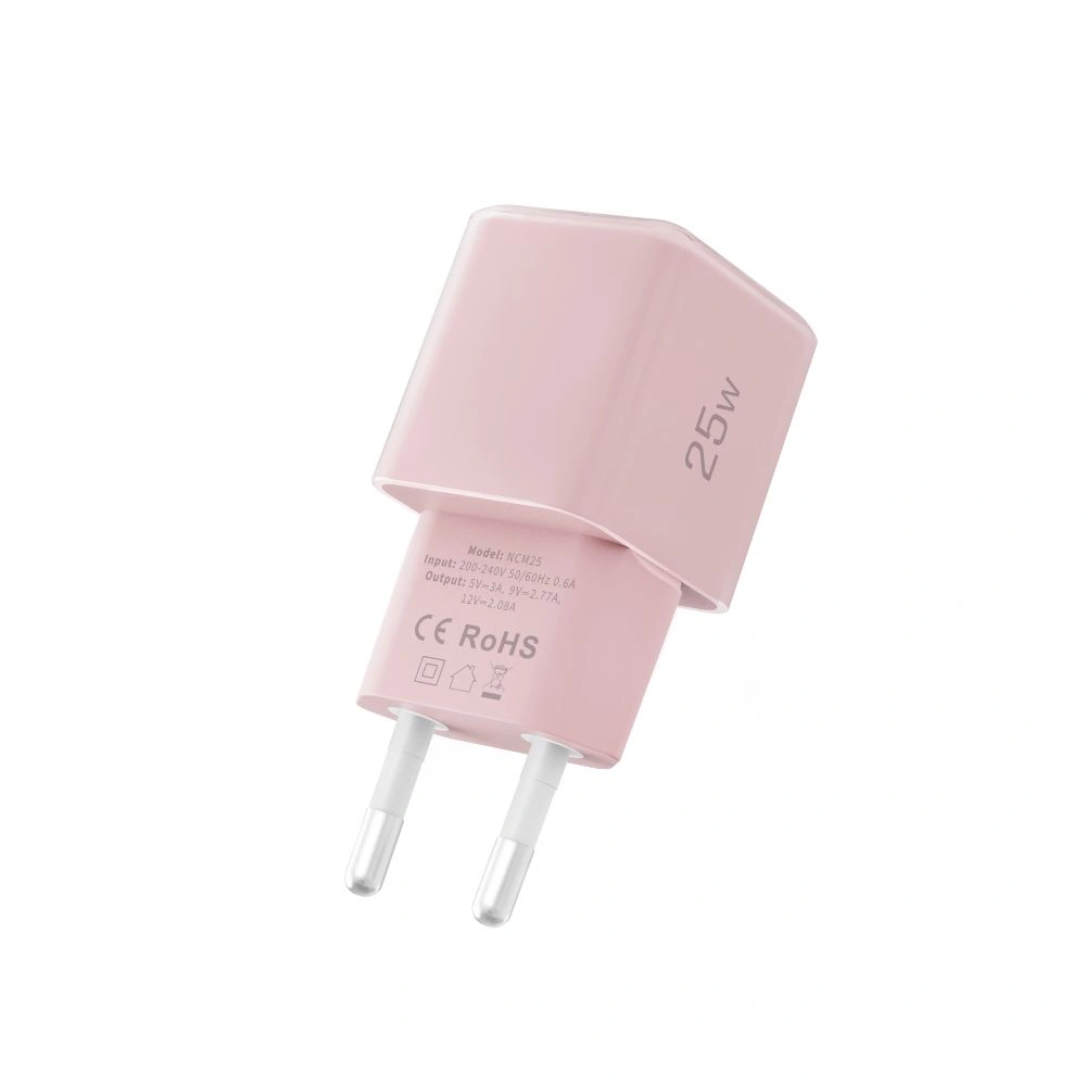 Síťová nabíječka Tech-Protect NCM25 USB-C Network Charger PD 25W Baby Pink