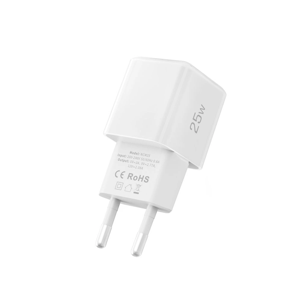 Síťová nabíječka Tech-Protect NCM25 USB-C Network Charger PD 25W White