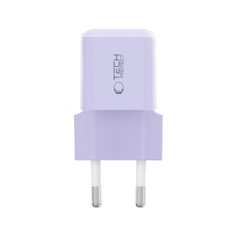 Síťová nabíječka Tech-Protect NCM25 USB-C Network Charger PD 25W Baby Purple