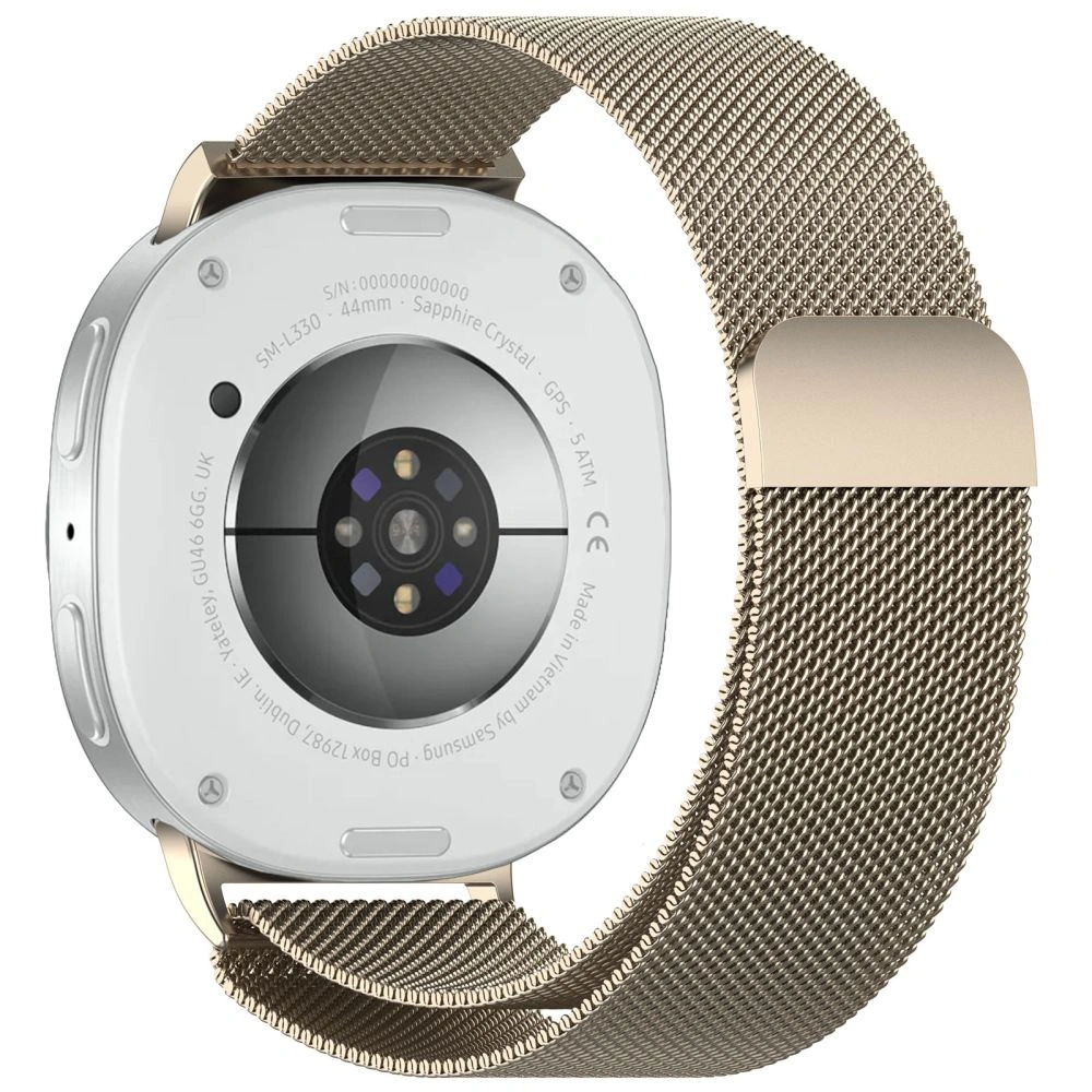 Kryt Tech-Protect Milaneseband Samsung Galaxy Watch 8 / Classic 40/44/46mm Starlight