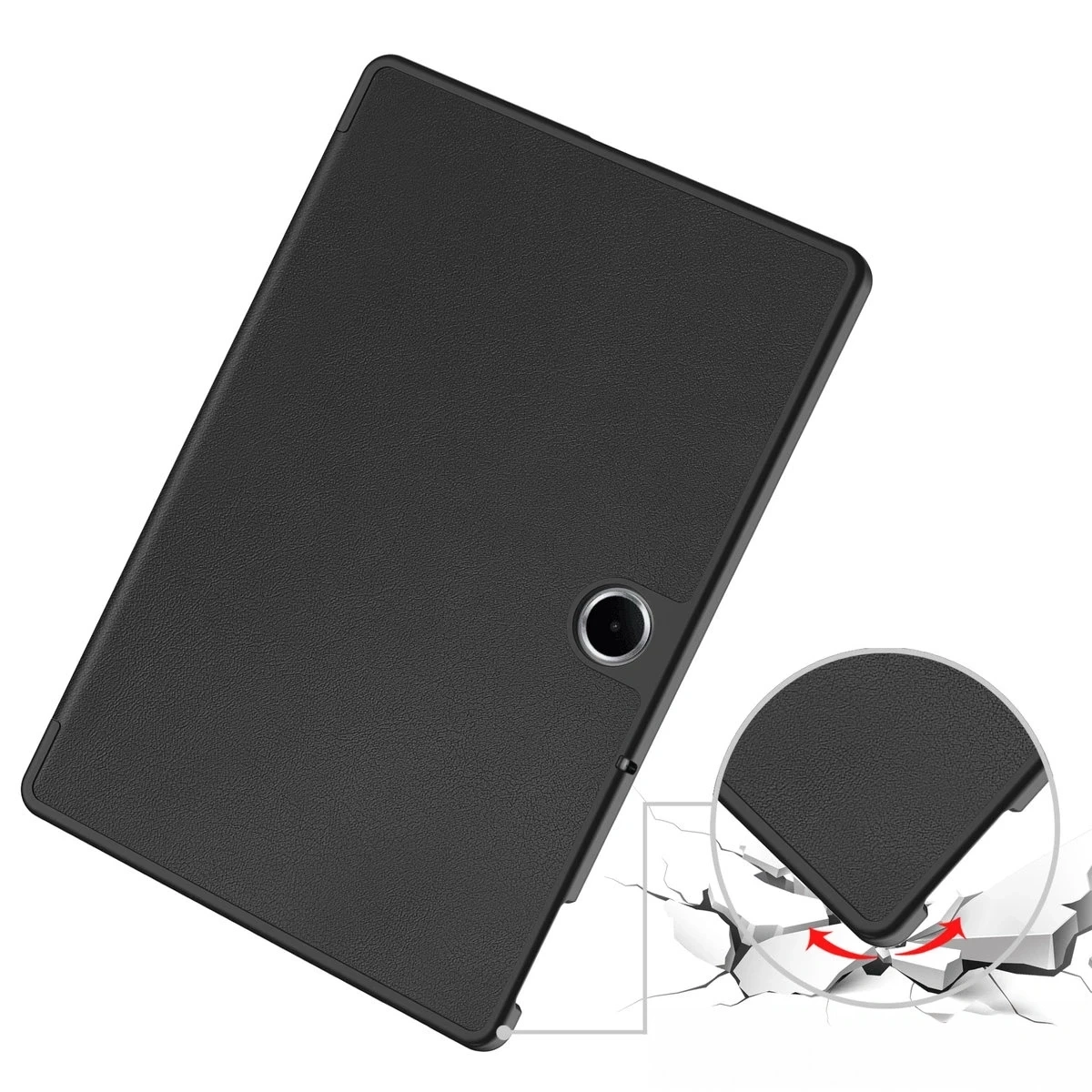 Kryt Bizon Case Tab Croc OnePlus Pad Lite / Oppo Pad SE black