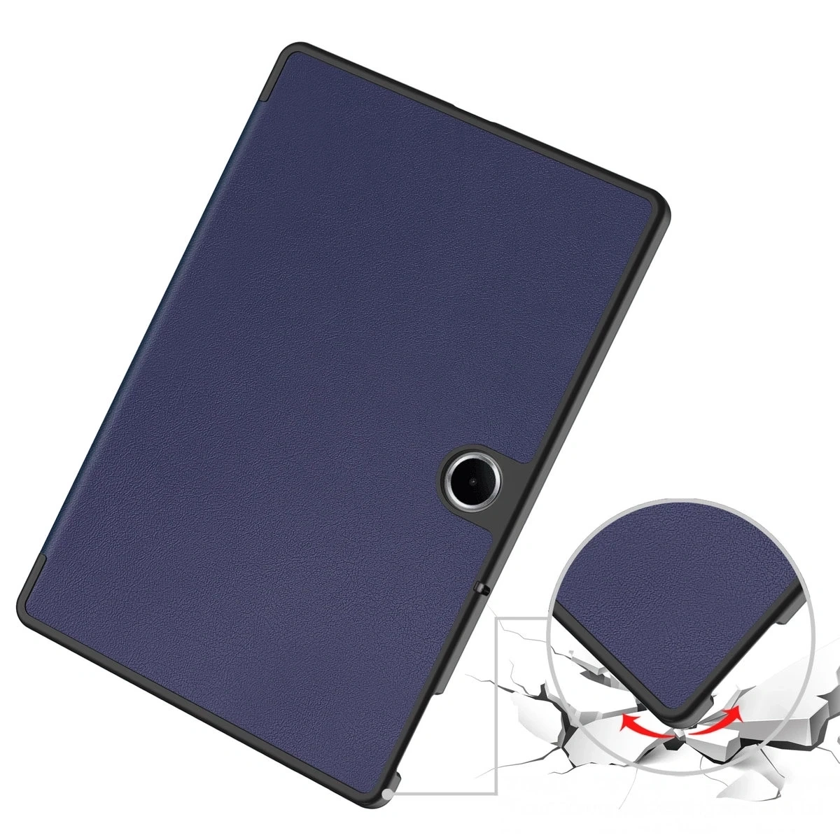 Kryt Bizon Case Tab Croc OnePlus Pad Lite / Oppo Pad SE navy blue