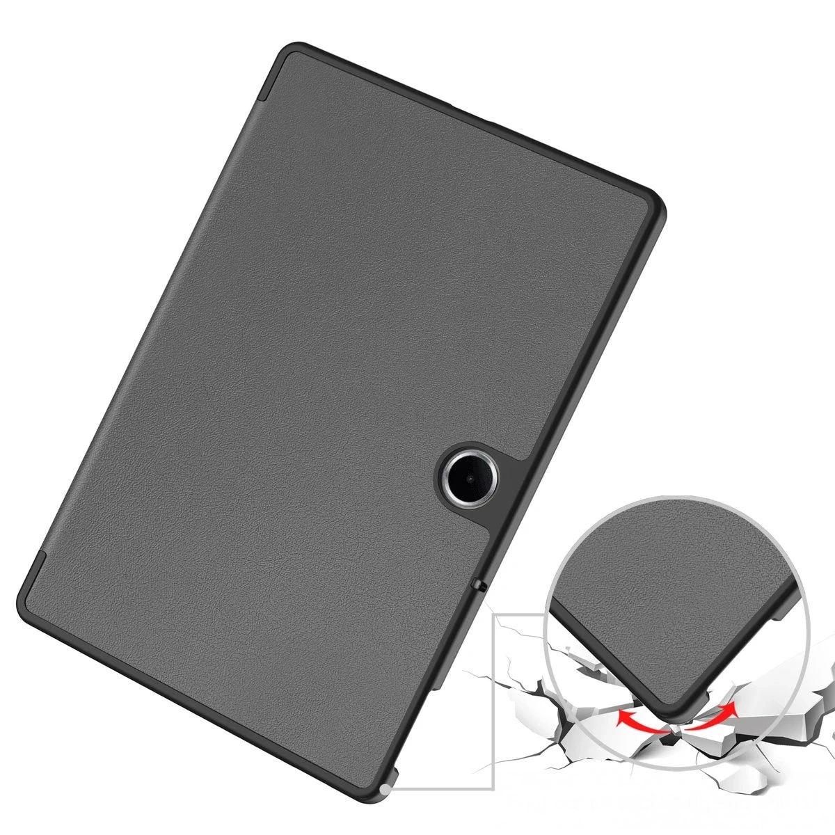 Kryt Bizon Case Tab Croc OnePlus Pad Lite / Oppo Pad SE grey