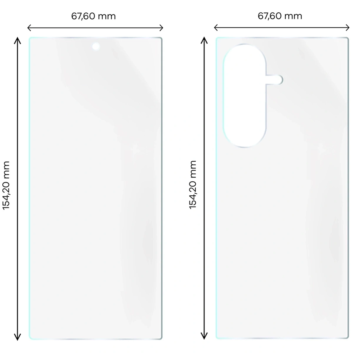 Ochranné sklo Bizon Glass Hydrogel Pack Samsung Galaxy Z Fold7