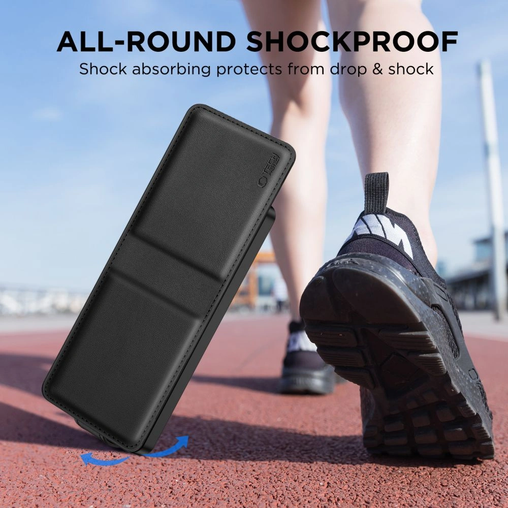 Knížkové pouzdro Tech-Protect Wallet Samsung Galaxy Z Flip 6 / 7 FE Black