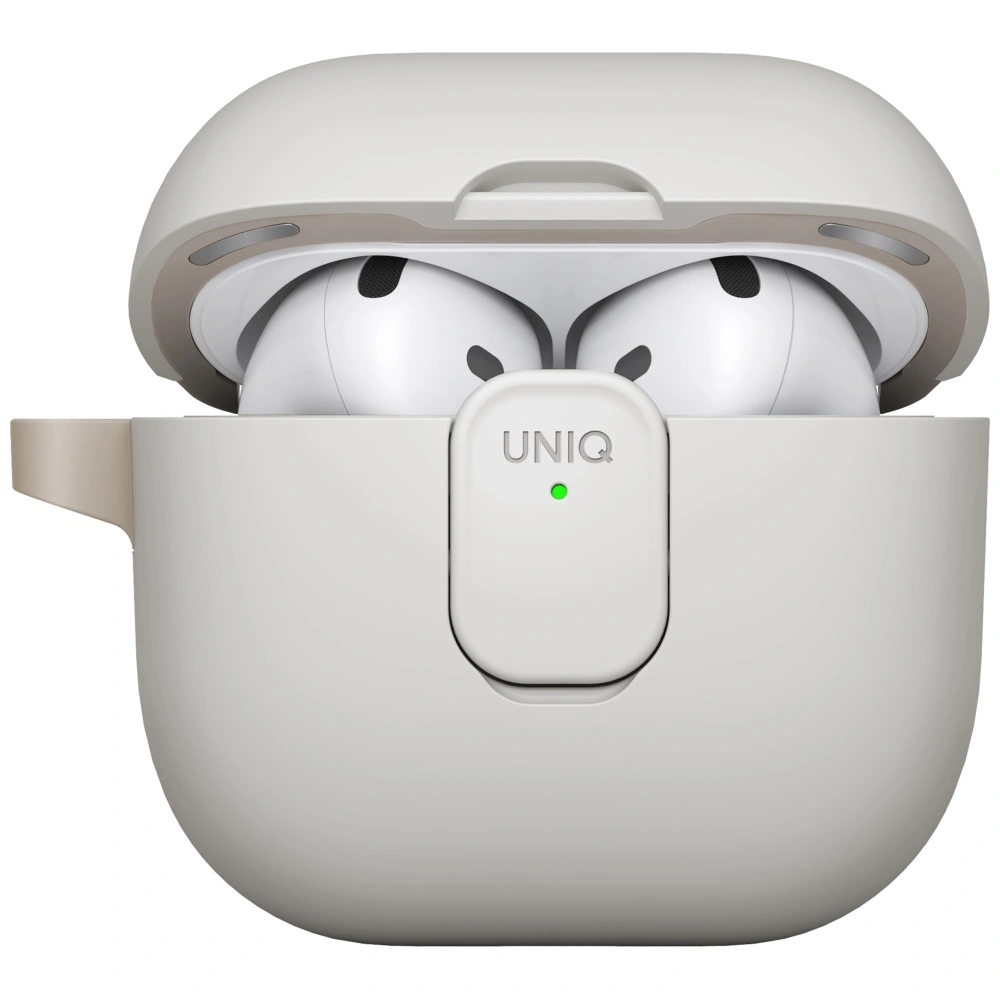Kryt UNIQ Clyde Apple AirPods 4 Lock Case beige