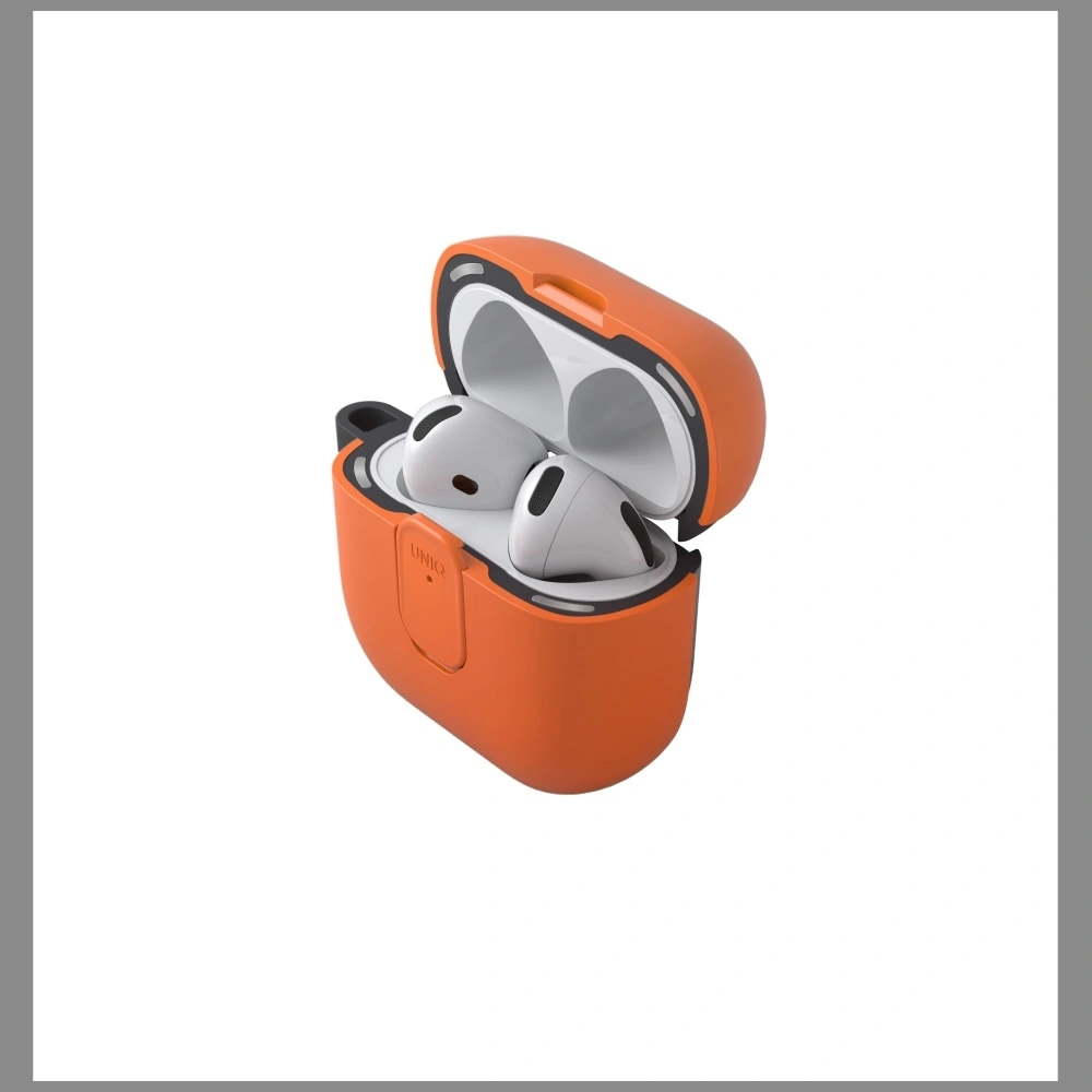 Kryt UNIQ Clyde Apple AirPods 4 Lock Case orange