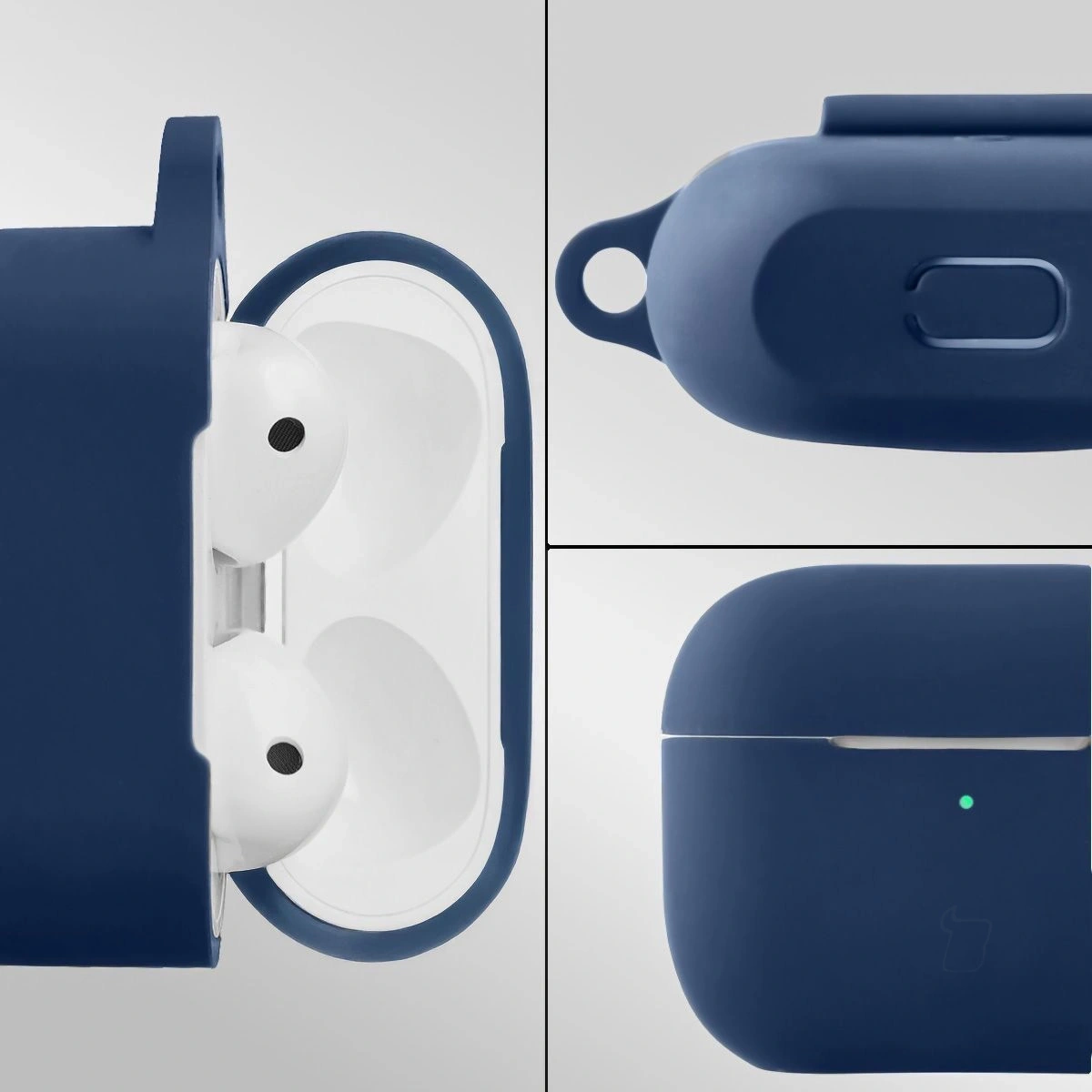 Kryt Bizon Case Headphone Silicone Apple AirPods 3 navy blue