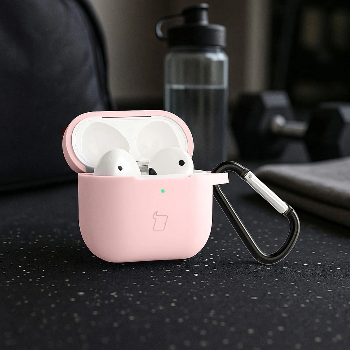 Kryt Bizon Case Headphone Silicone Apple AirPods 3 light pink