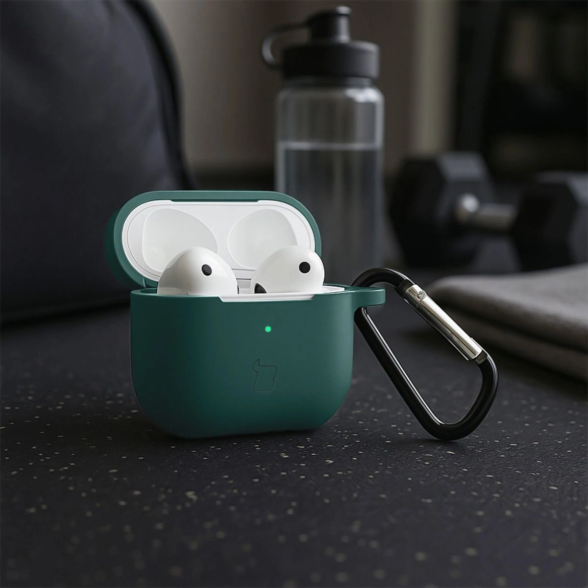 Kryt Bizon Case Headphone Silicone Apple AirPods 3 dark green