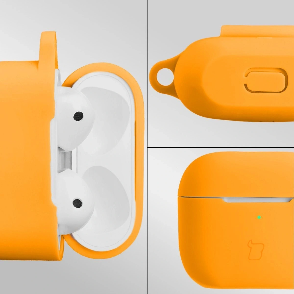 Kryt Bizon Case Headphone Silicone Apple AirPods 3 carrot