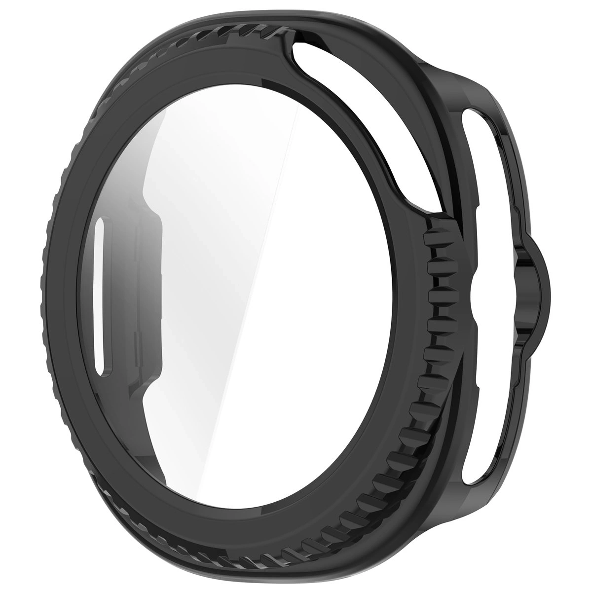 Kryt Bizon Case+Glass Watch Samsung Galaxy Watch 8 Classic 46mm black