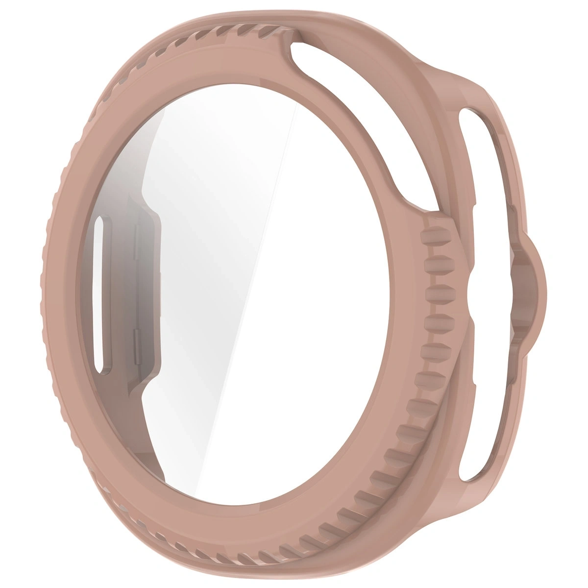 Kryt Bizon Case+Glass Watch Samsung Galaxy Watch 8 Classic 46mm pink