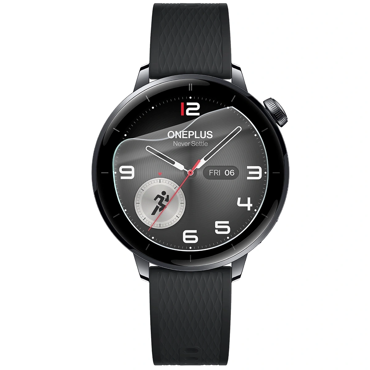 Ochranné sklo Bizon Glass Watch Hydrogel Duo OnePlus Watch 3 43mm [2 PACK]