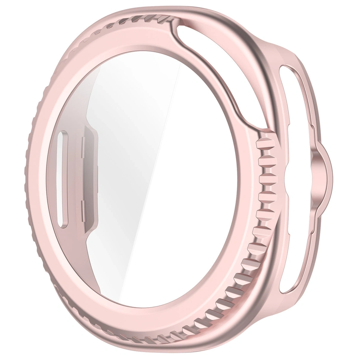Kryt Bizon Case+Glass Watch Samsung Galaxy Watch 8 Classic 46mm satin pink