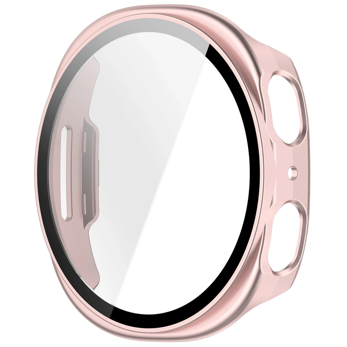 Kryt Bizon Case+Glass Watch Samsung Galaxy Watch 8 40mm satin pink