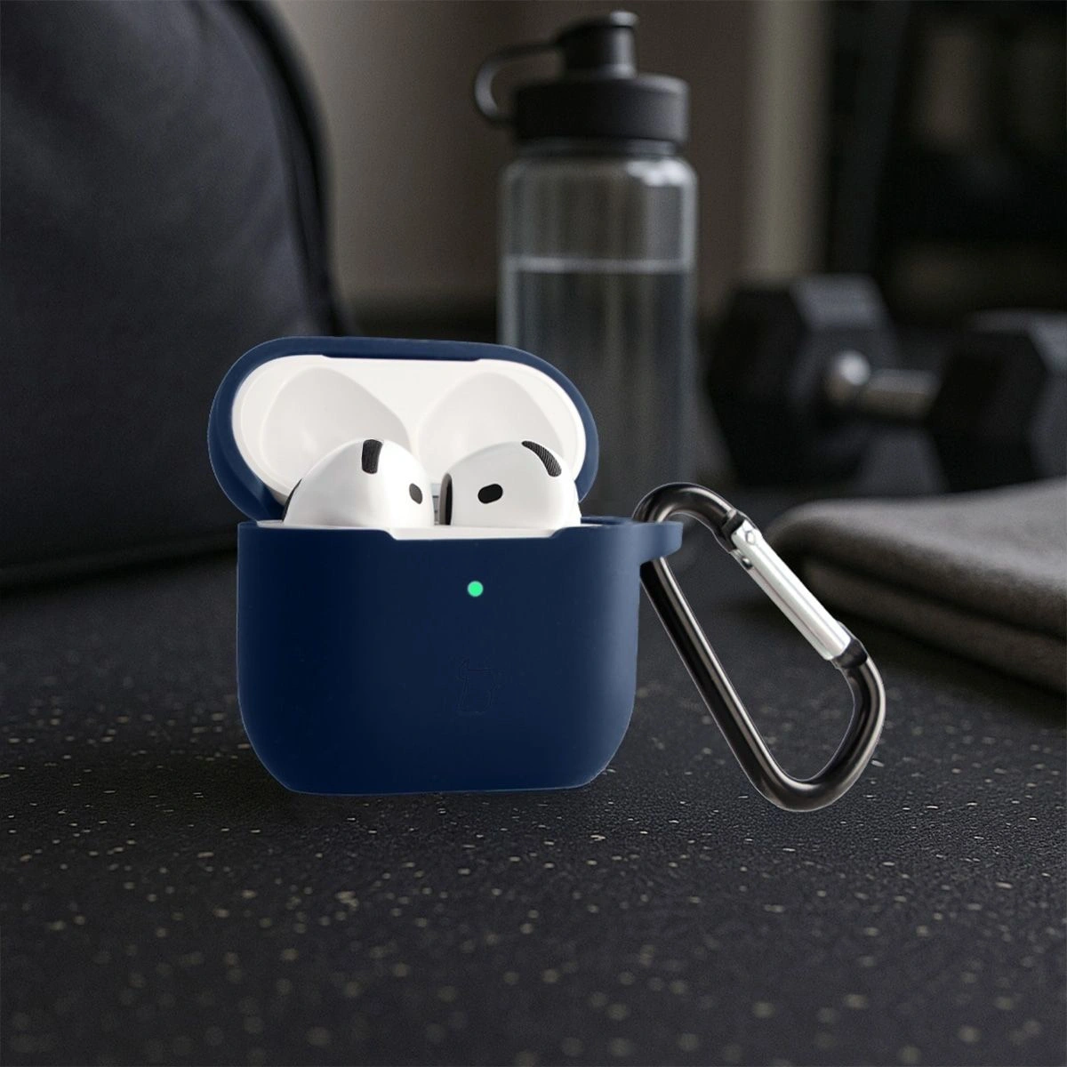 Kryt Bizon Case Headphone Silicone Apple AirPods 4 navy blue