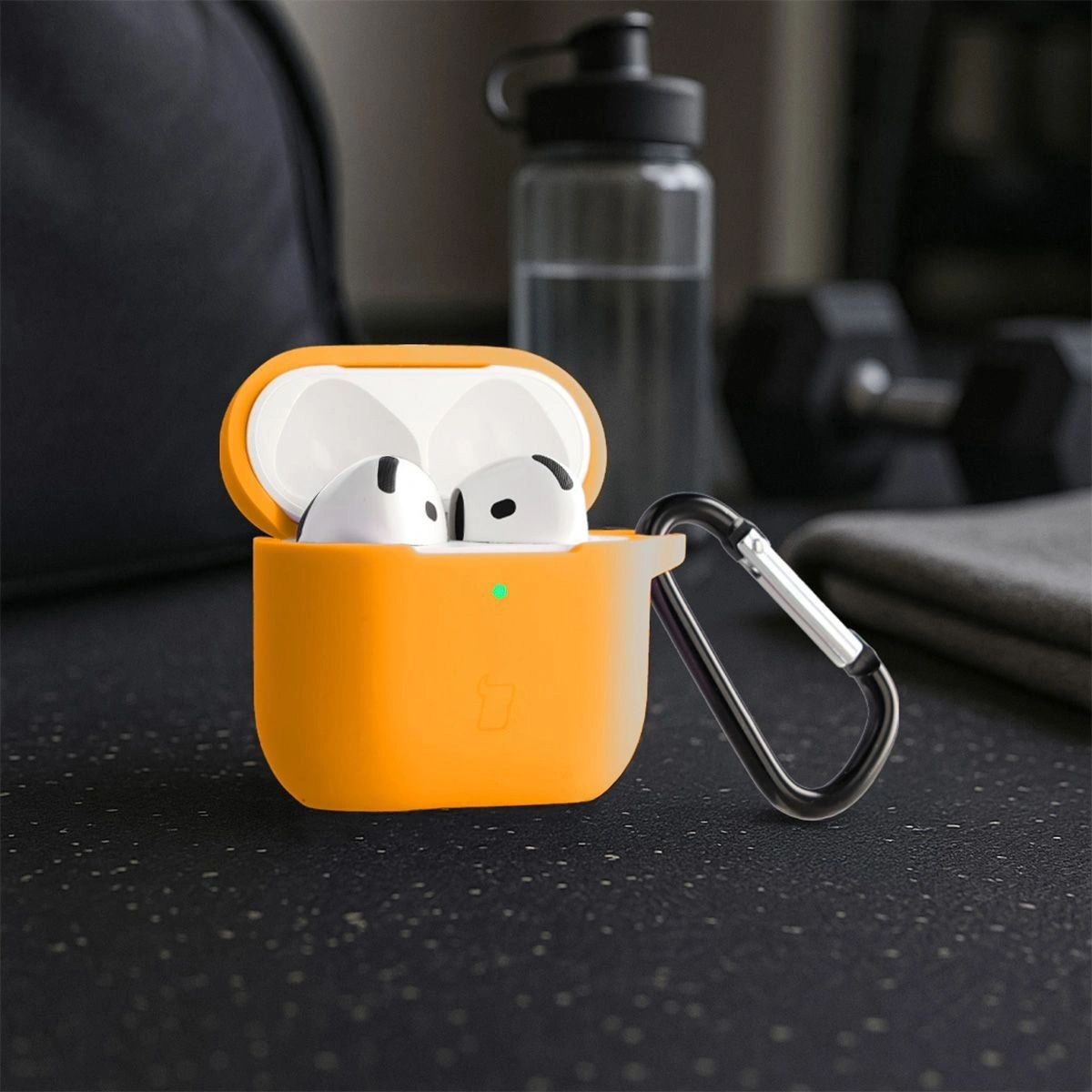 Kryt Bizon Case Headphone Silicone Apple AirPods 4 carrot
