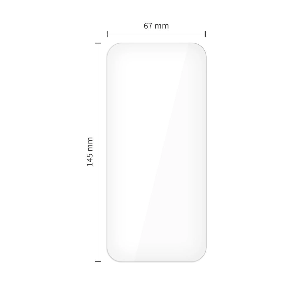 Kryt Tech-Protect Glass Fit+ Apple iPhone 16 Pro / 17 / 17 Pro Clear [2 PACK]