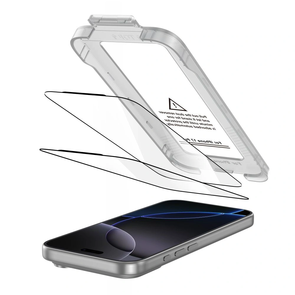 Kryt Tech-Protect Quick Set+ Apple iPhone 17 Pro Black [2 PACK]
