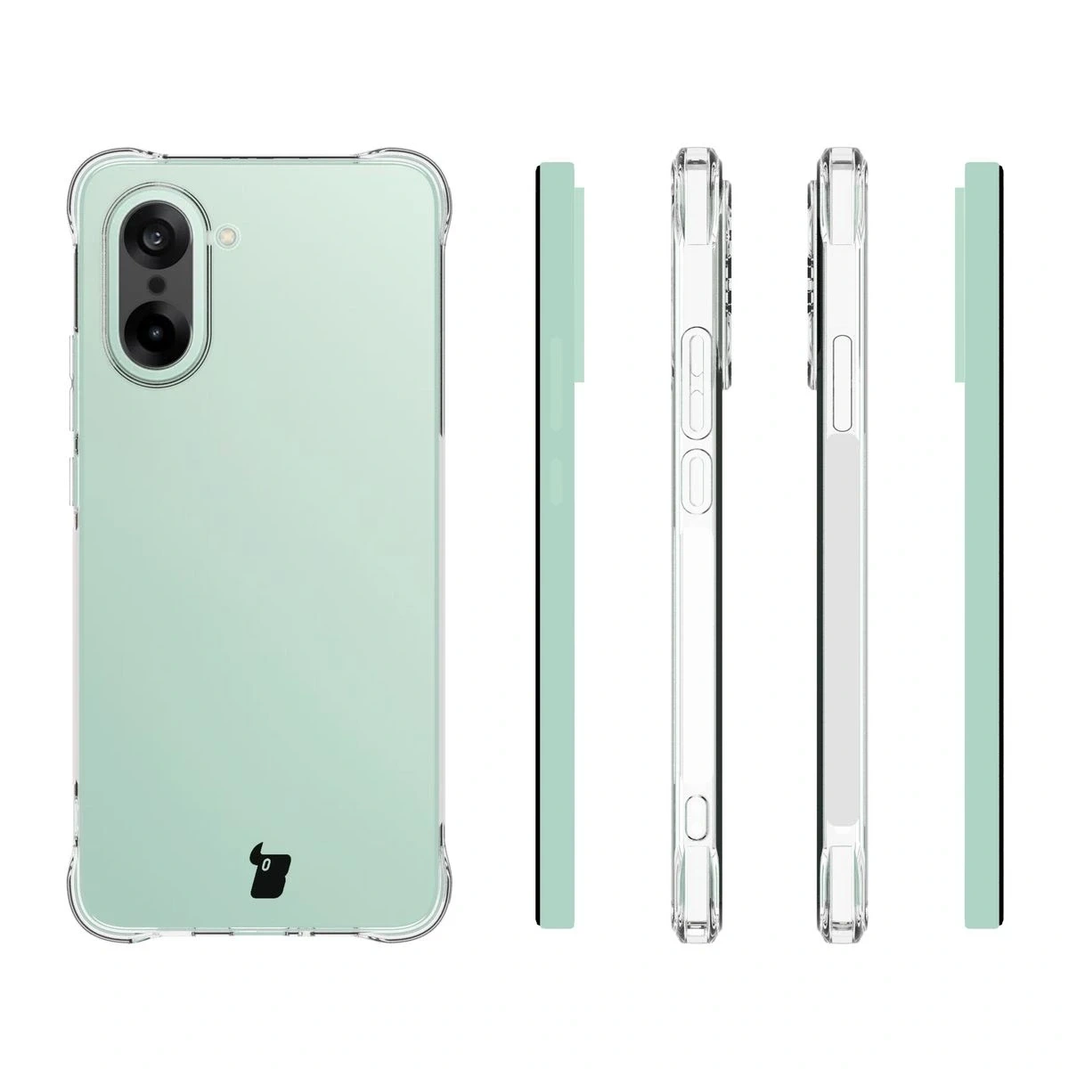 Kryt Bizon Case Clear Pack case + 2x tempered glass OnePlus Nord CE5 5G