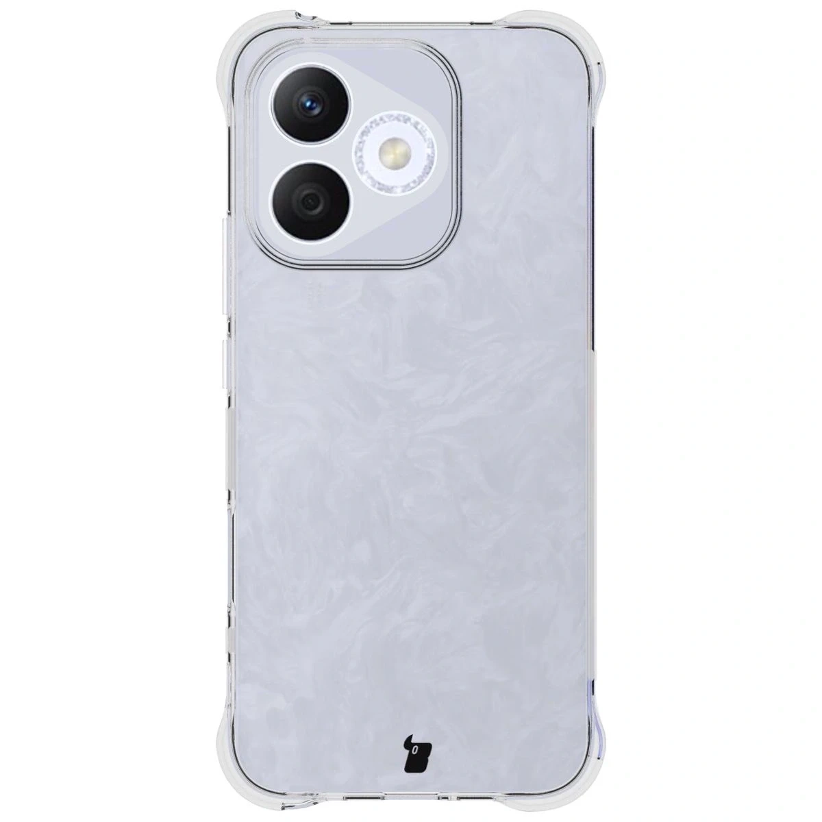 Kryt Bizon Case Clear Pack case + 2x screen film Honor 400 Lite