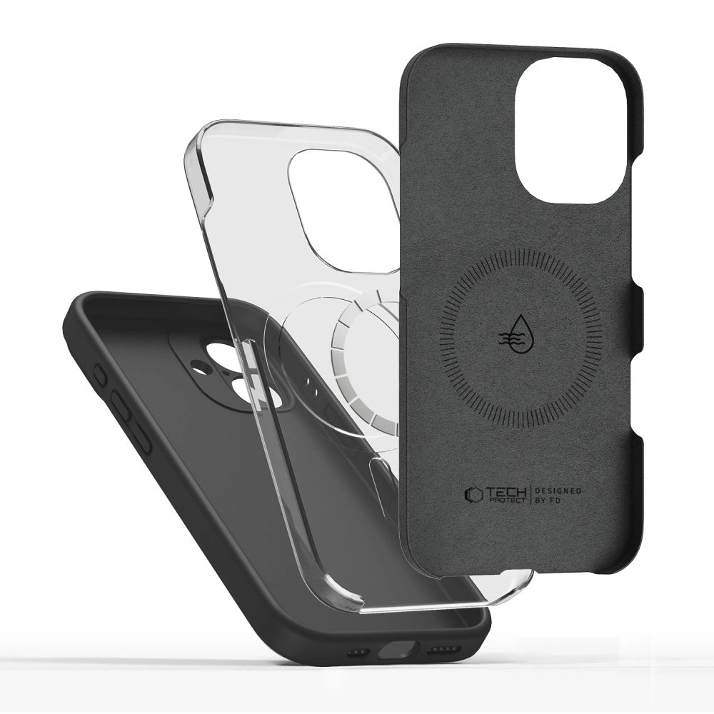 Kryt Tech-Protect Silicone MagSafe Apple iPhone 17 Black