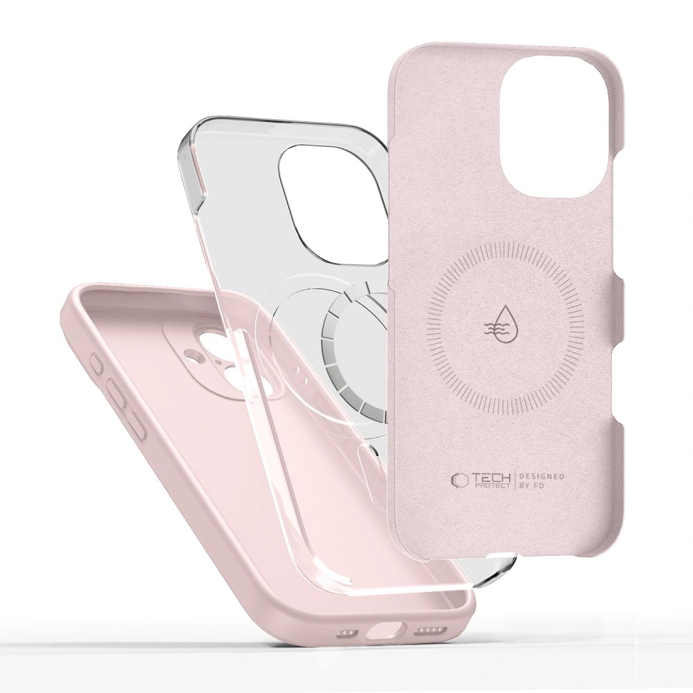 Kryt Tech-Protect Silicone MagSafe Apple iPhone 17 Pink Pearl