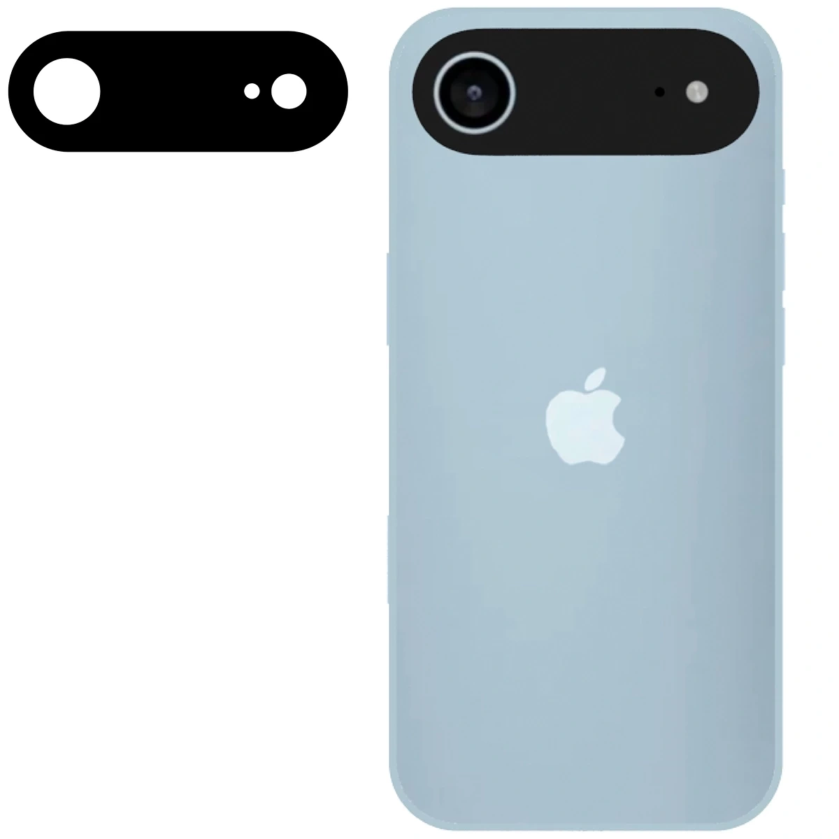 Ochranné sklo Bizon Glass Lens Apple iPhone Air [2 PACK]