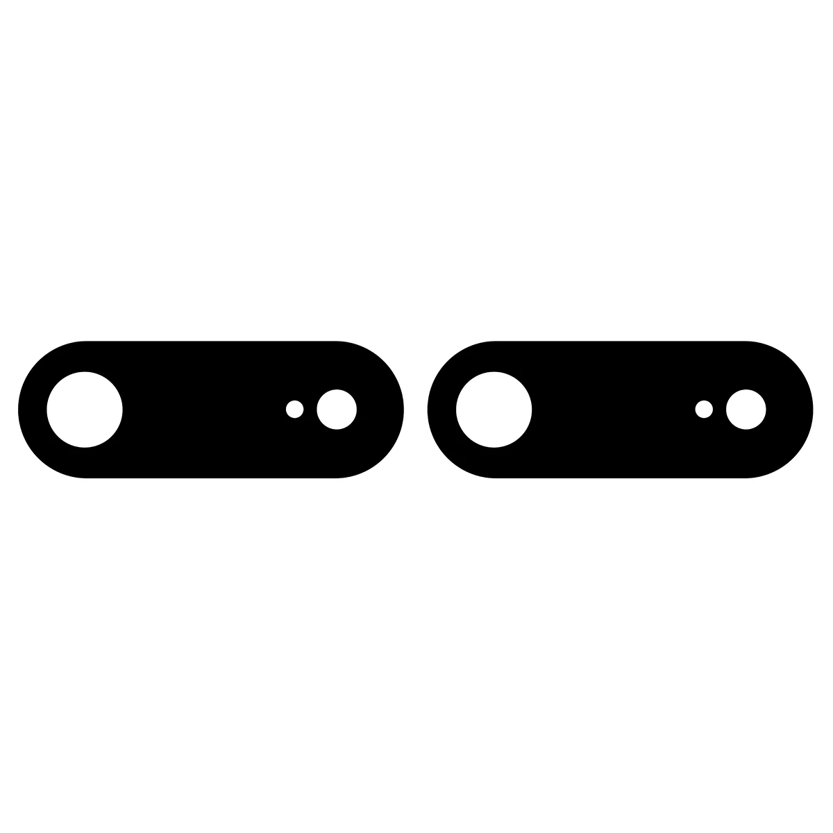 Ochranné sklo Bizon Glass Lens Apple iPhone Air [2 PACK]