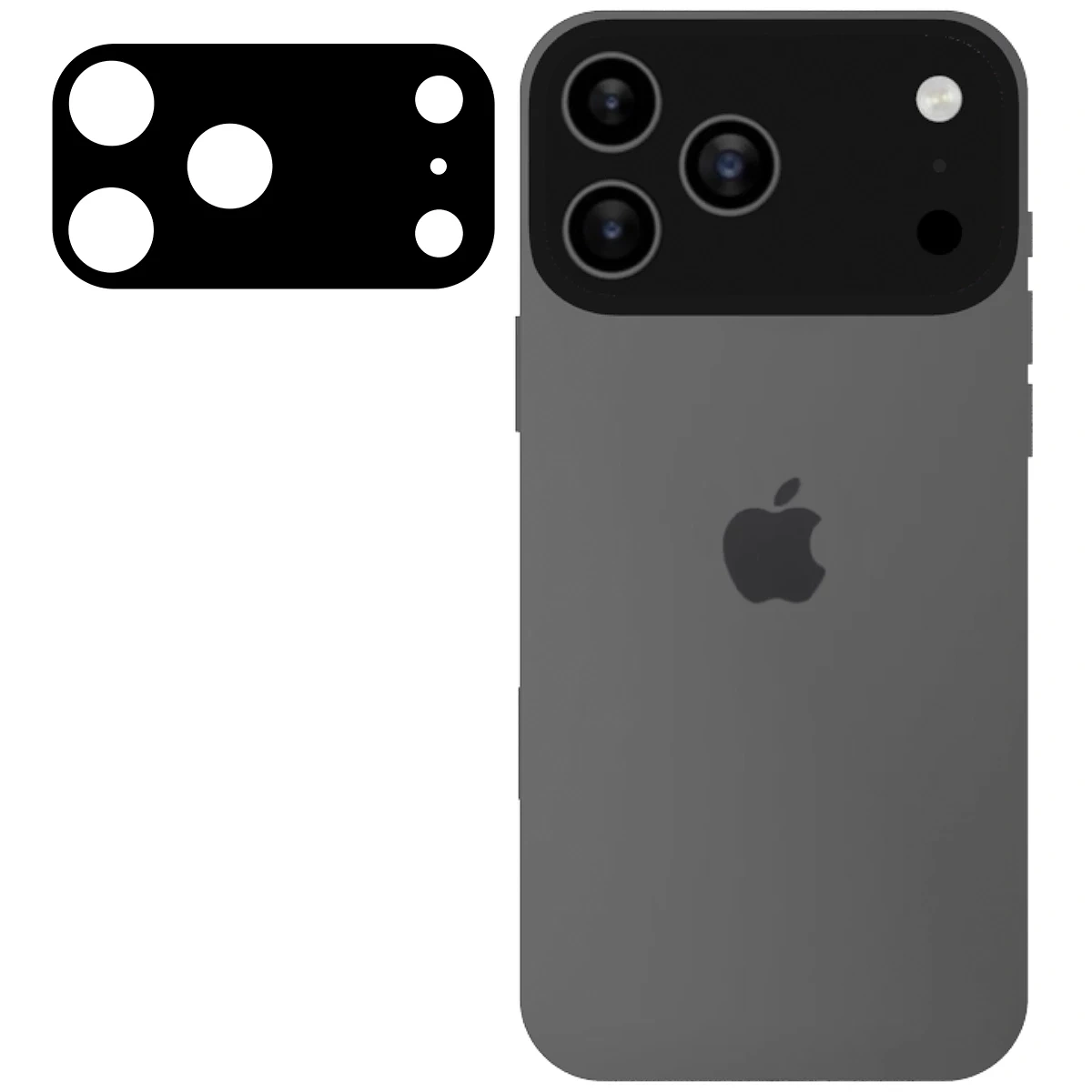 Ochranné sklo Bizon Glass Lens Apple iPhone 17 Pro Max [2 PACK]