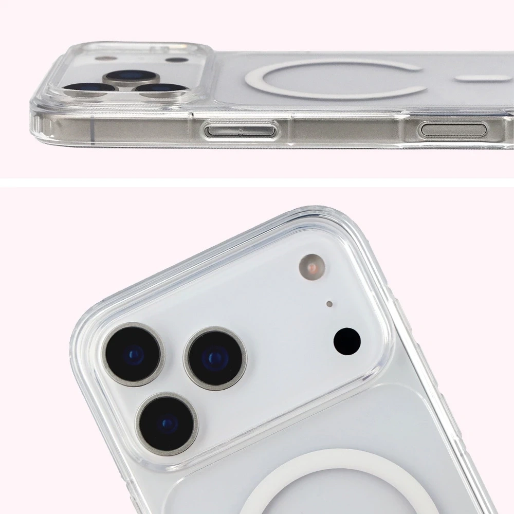 Kryt Bizon Case CrystalO Magnetic Apple iPhone 17 Pro Max clear