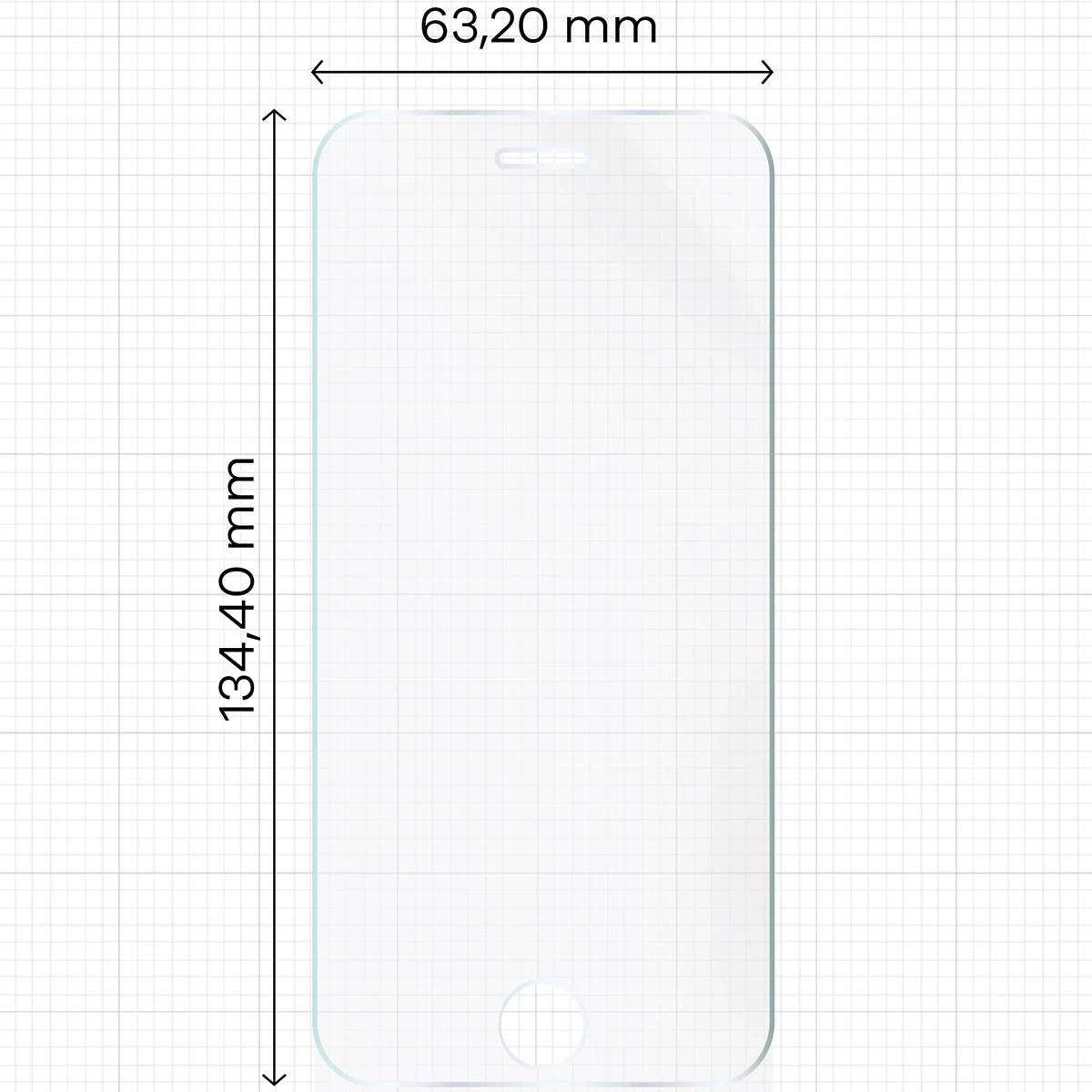 Ochranné sklo Bizon Glass Hydrogel Front Apple iPhone SE 2022 / 2020 / 8 / 7