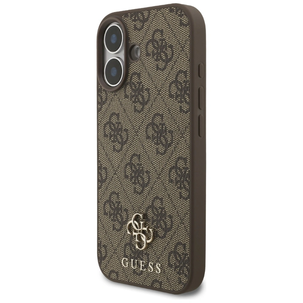 Kryt Guess 4G Small Classic Logo MagSafe Apple iPhone 17 brown