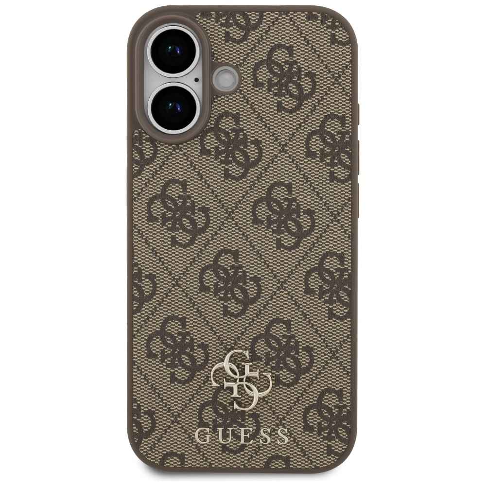 Kryt Guess 4G Small Classic Logo MagSafe Apple iPhone 17 brown