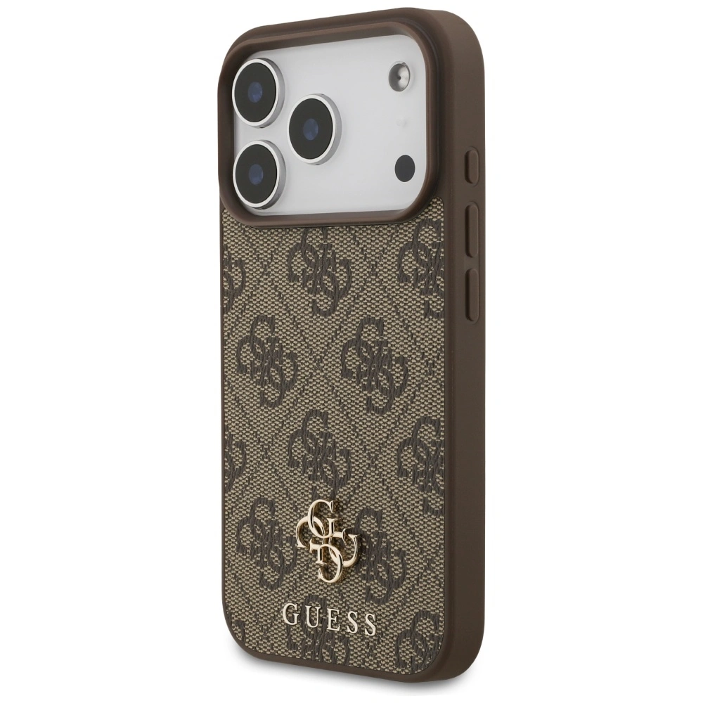 Kryt Guess 4G Small Classic Logo MagSafe Apple iPhone 17 Pro brown