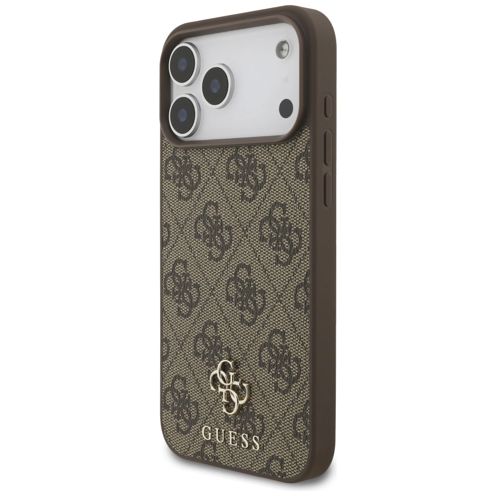 Kryt Guess 4G Small Classic Logo MagSafe Apple iPhone 17 Pro Max brown