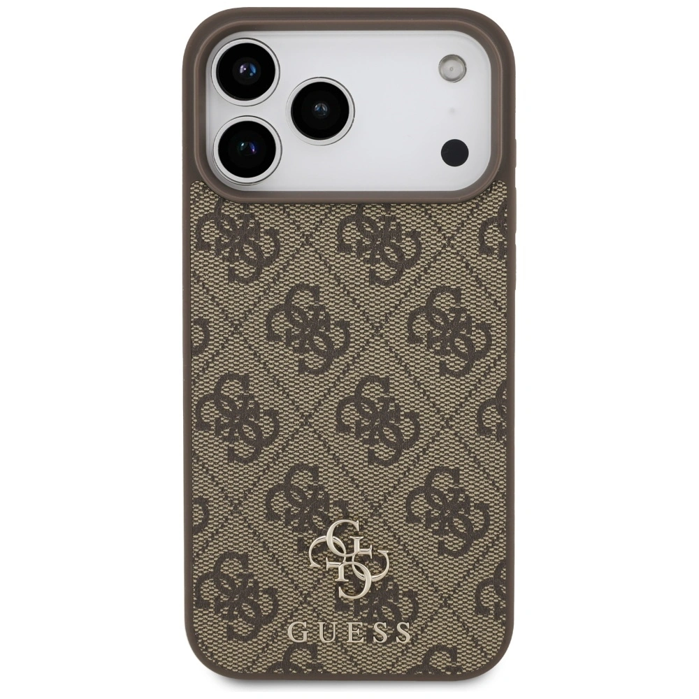 Kryt Guess 4G Small Classic Logo MagSafe Apple iPhone 17 Pro Max brown