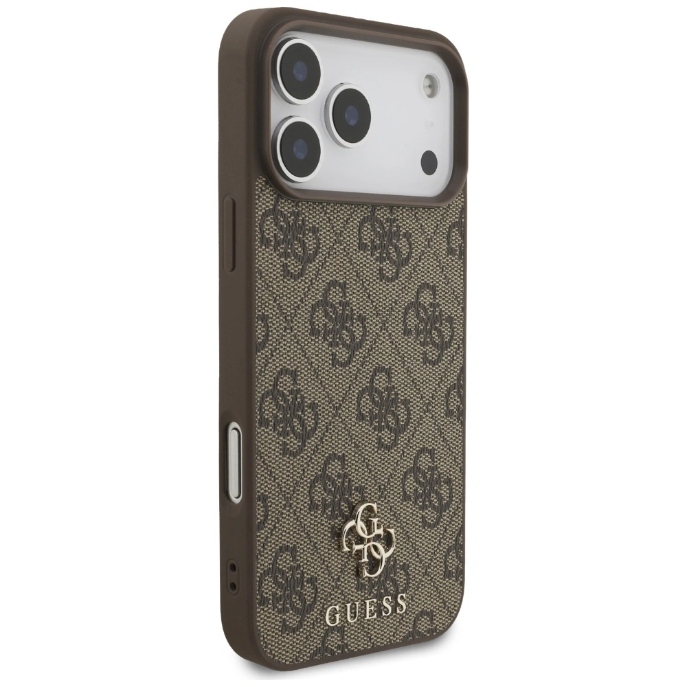 Kryt Guess 4G Small Classic Logo MagSafe Apple iPhone 17 Pro Max brown