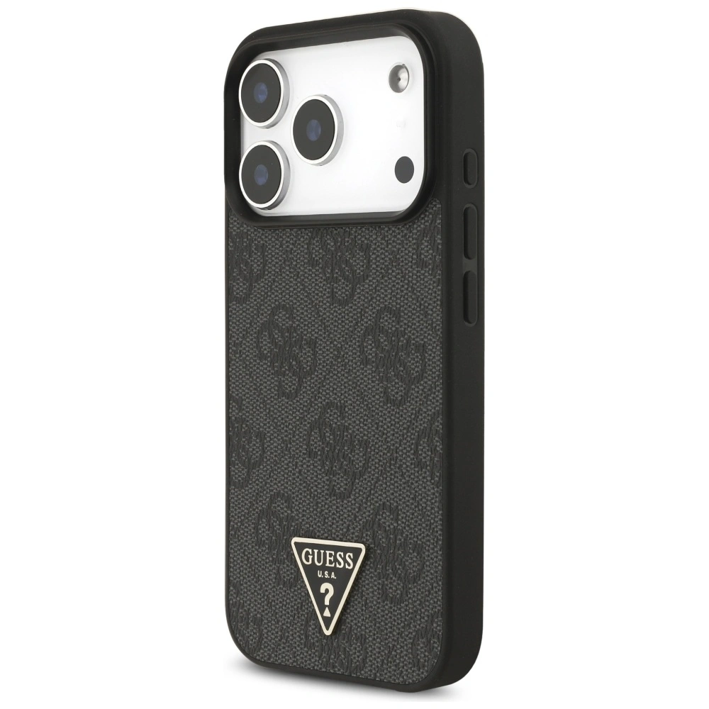 Kryt Guess 4G Strap Triangle Logo MagSafe Apple iPhone 17 Pro black