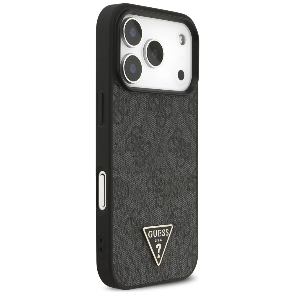 Kryt Guess 4G Strap Triangle Logo MagSafe Apple iPhone 17 Pro black