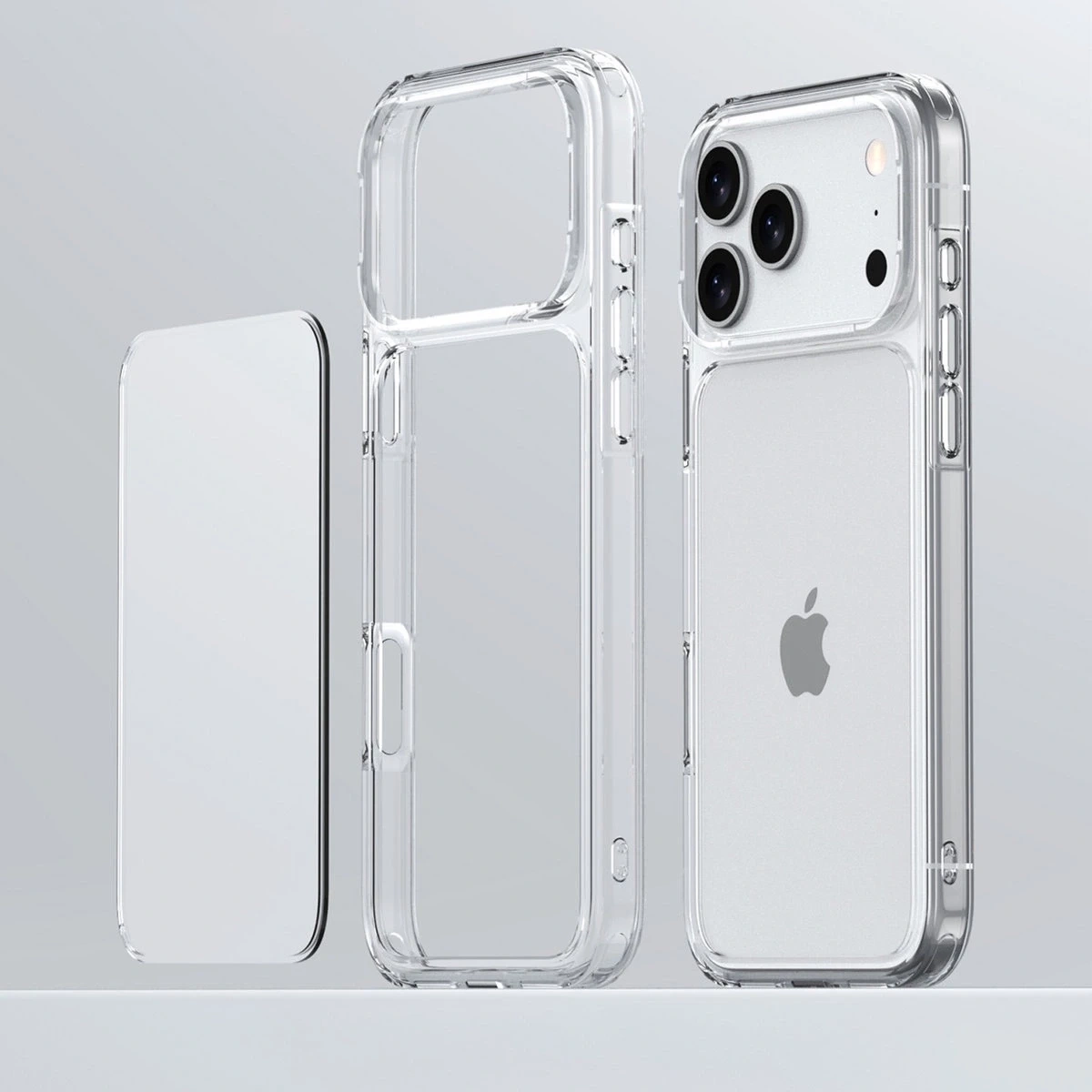 Kryt Bizon Case Halo Transparent Case for Apple iPhone 17 Pro Max