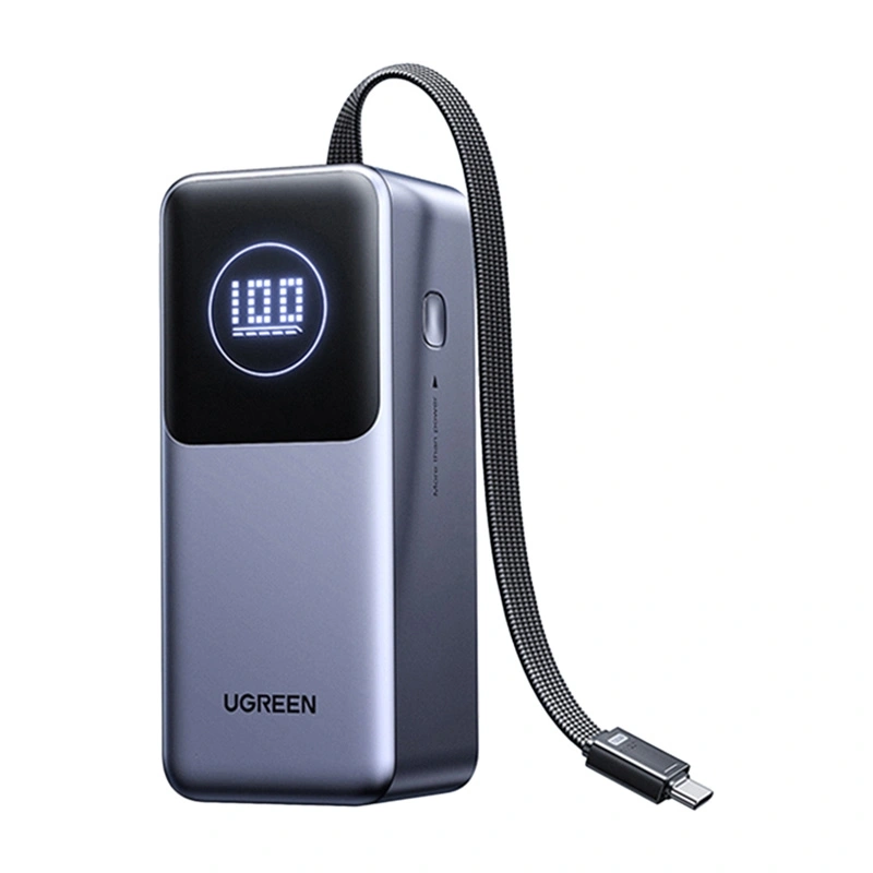 UGREEN PB723 Power Bank 20000mAh USB-A, 2xUSB-C 130W gray
